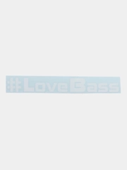 Наклейка на автомобиль "#LoveBass"