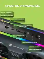 Музыкальная портативная Bluetooth-колонка, с караоке и двумя микрофонами