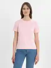 Розовый футболка женская