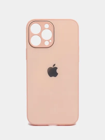Чехол для айфон со стеклянной панелью iPhone 11, 12, 13, 14, Pro, 12 Pro Max, 14 Pro