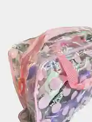 Розовый косметичка с ручками