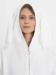 Белый зип худи y2k