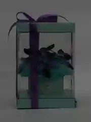 Мятный букет из мягких игрушек и бабочек, светящийся, подарок