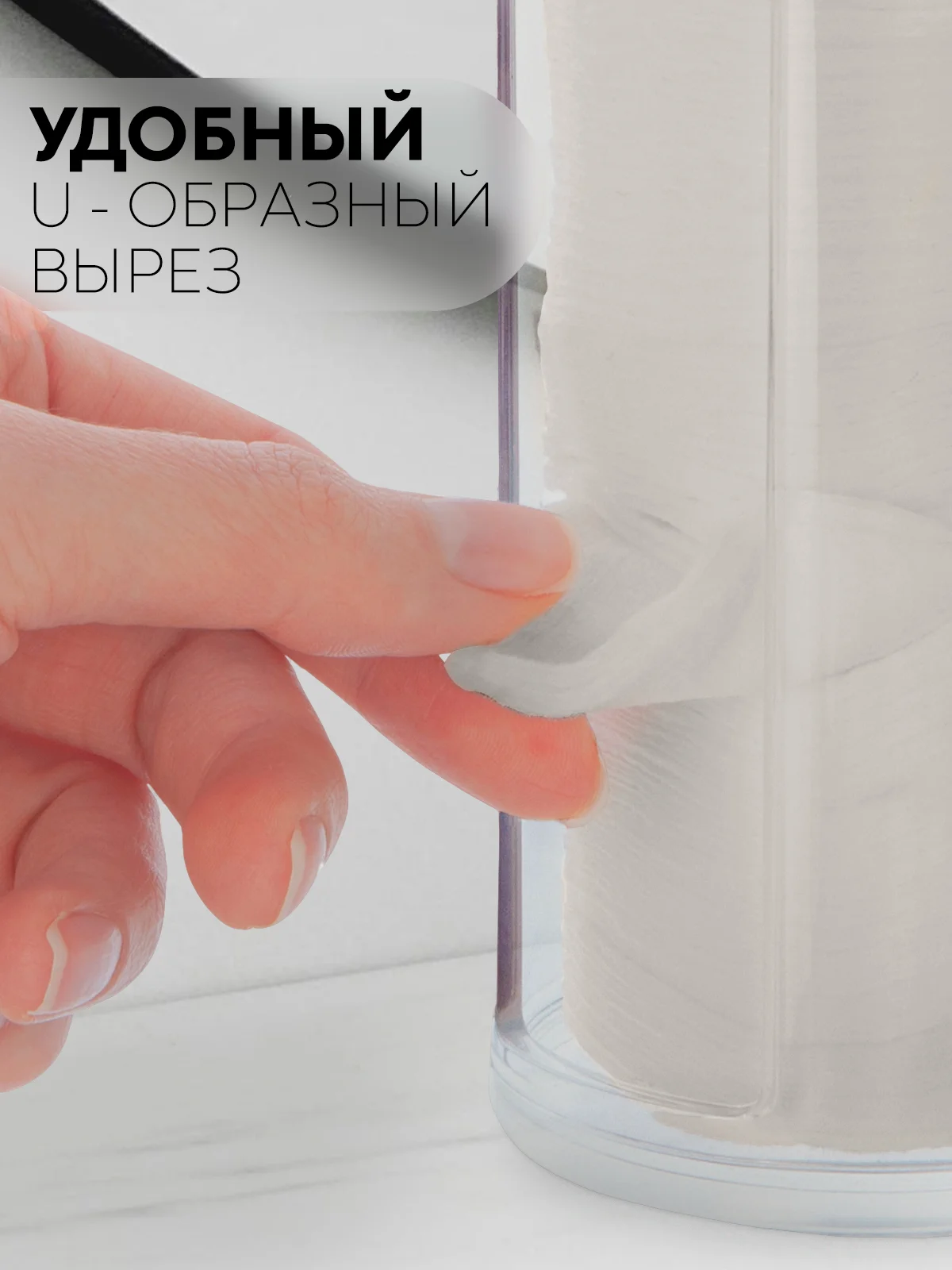 Органайзер для хранения ватных дисков КАРТОФАН, пластиковый контейнер с крышкой под диски