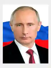 Алмазная мозаика 30х40 см "Путин" без подрамника