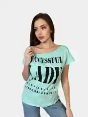 Мятный футболка женская, большие размеры