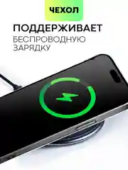 Чехол для Apple iPhone 15,14,13,Pro Max/Pro/Plus/Mini силиконовый BROSCORP с защитой камер