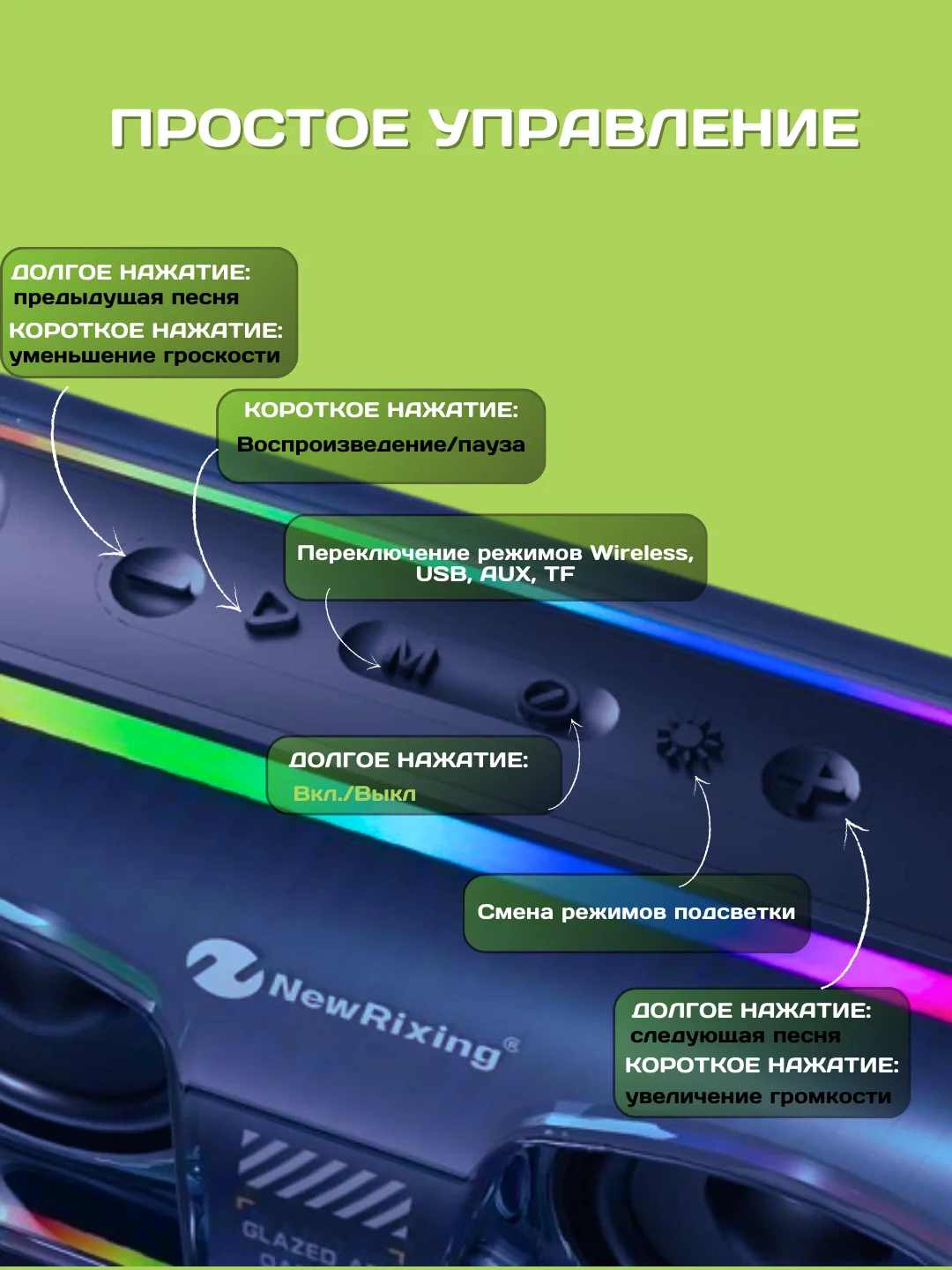 Темно-синий музыкальная портативная Bluetooth-колонка, с караоке и двумя микрофонами
