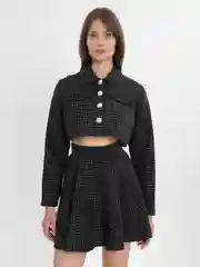Твидовый костюм двойка с юбкой
