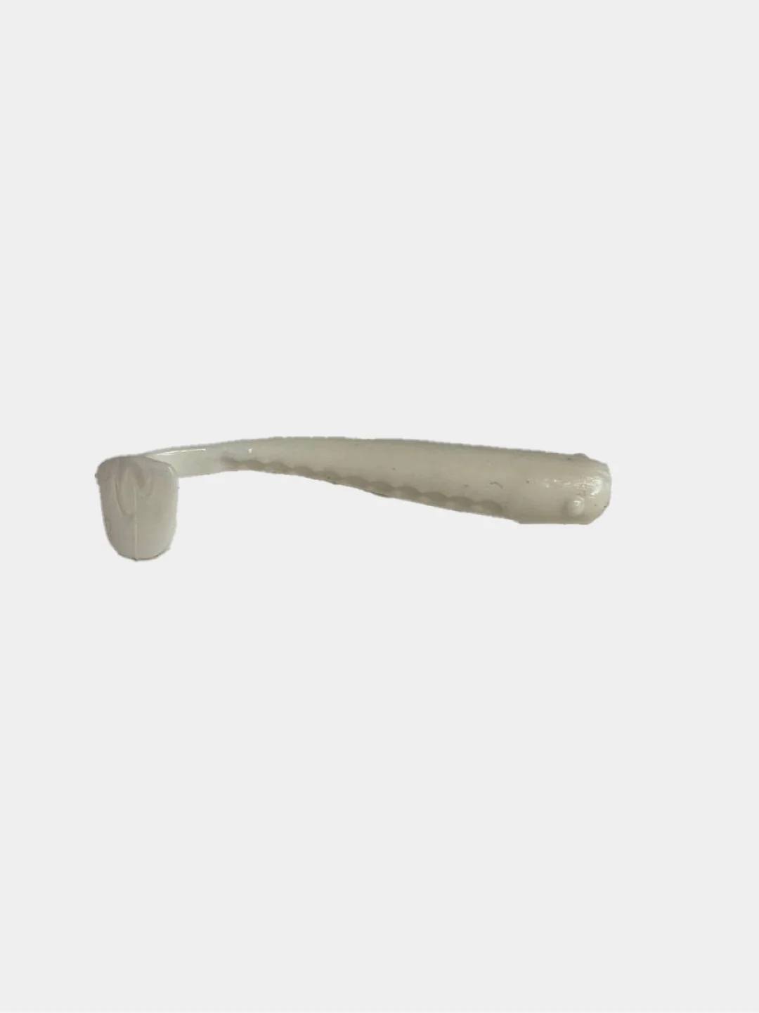 Белый виброхвост, силиконовая приманка для микроджига MINNOW