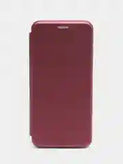 Багровый чехол книжка для Xiaomi 11T, Xiaomi 11T PRO на магните с функцией подставки