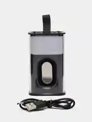Черный портативная bluetooth колонка мини с подсветкой, 5 Вт