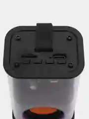 Черный портативная bluetooth колонка мини с подсветкой, 5 Вт