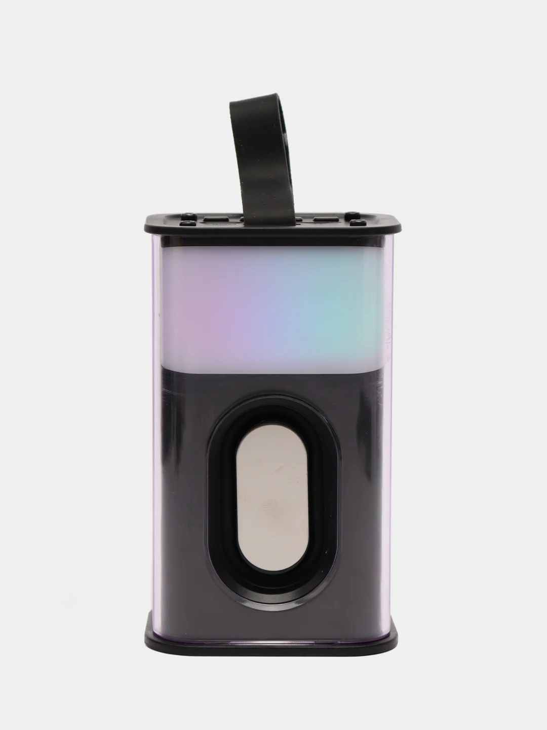Черный портативная bluetooth колонка мини с подсветкой, 5 Вт