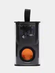 Черный портативная bluetooth колонка мини с подсветкой, 5 Вт