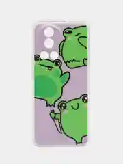 Лавандовый силиконовый чехол на Huawei Nova 12 Pro / Хуавей Нова 12 Про прозрачный, с рисунком