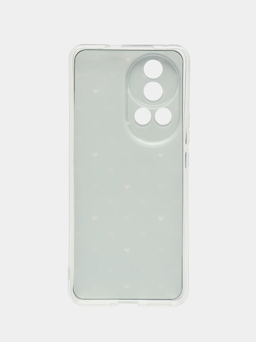 Черный силиконовый чехол на Huawei Nova 12 Pro / Хуавей Нова 12 Про прозрачный, с рисунком