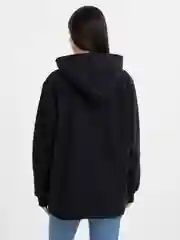 Черный худи женское базовое