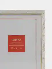 Белый рамка 10х15, 15х21, 21х30, небьющаяся, профиль 15
