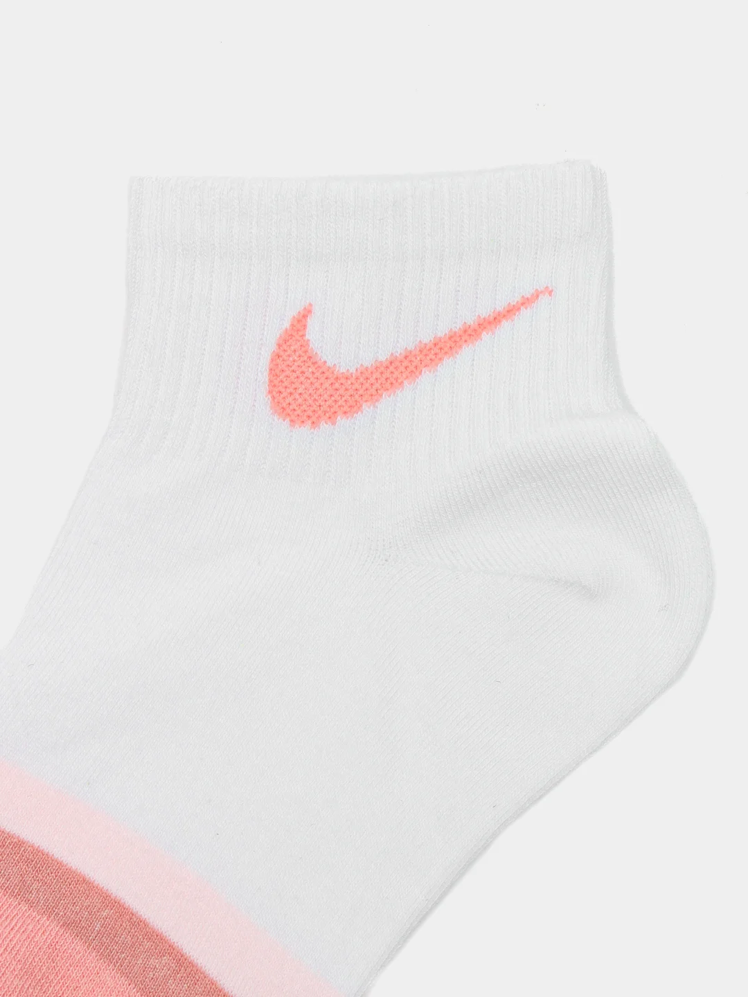 Носки женские спортивные с вышитым принтом Найк (Nike) короткие,цветные,хлопок,набор 5 пар