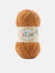Светло-коричневый пряжа плюшевая Alize Softy 100% Микрополиэстер 50г 115м (Ализе софти велюровая)