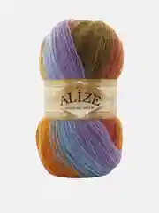 Терракотовый пряжа Alize Angora Gold Batik 10% Мохер 10% Шерсть 80% Акрил 100г 550м