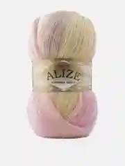 Кораллово-розовый пряжа Alize Angora Gold Batik 10% Мохер 10% Шерсть 80% Акрил 100г 550м