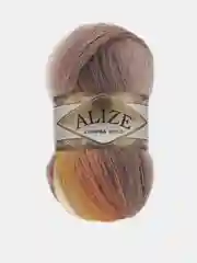 Пудровый пряжа Alize Angora Gold Batik 10% Мохер 10% Шерсть 80% Акрил 100г 550м