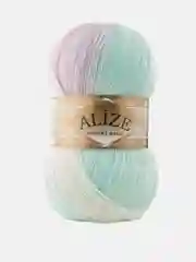 Лазурный пряжа Alize Angora Gold Batik 10% Мохер 10% Шерсть 80% Акрил 100г 550м