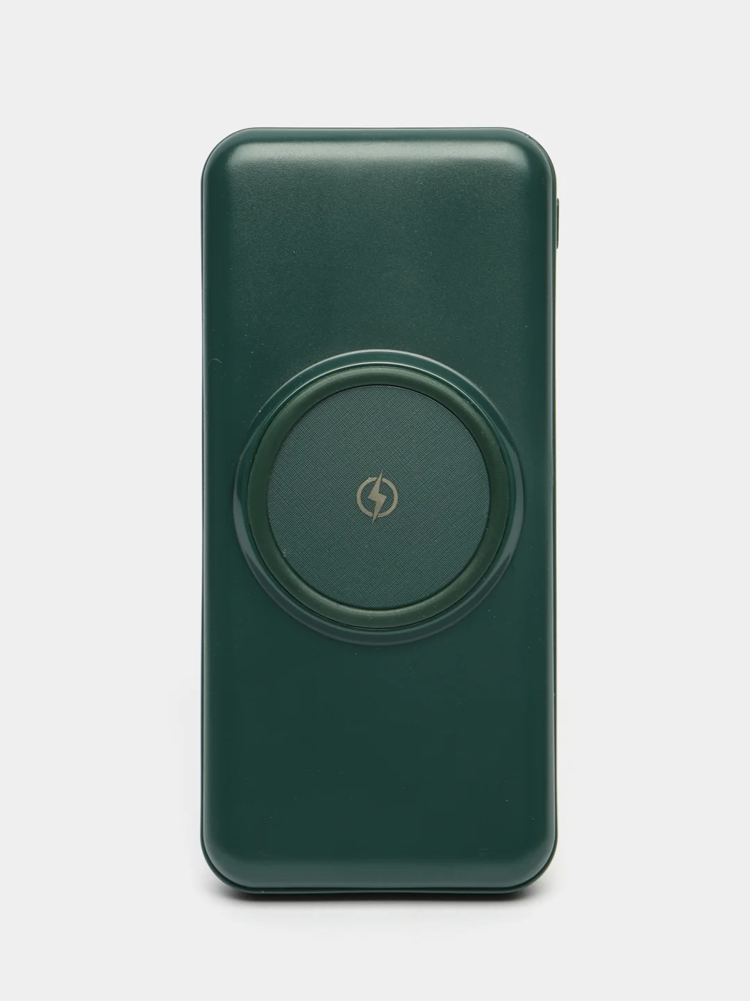 Белый повербанк (Power Bank) со встроенными проводами, 20000 mAh