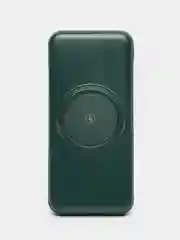 Белый повербанк (Power Bank) со встроенными проводами, 20000 mAh