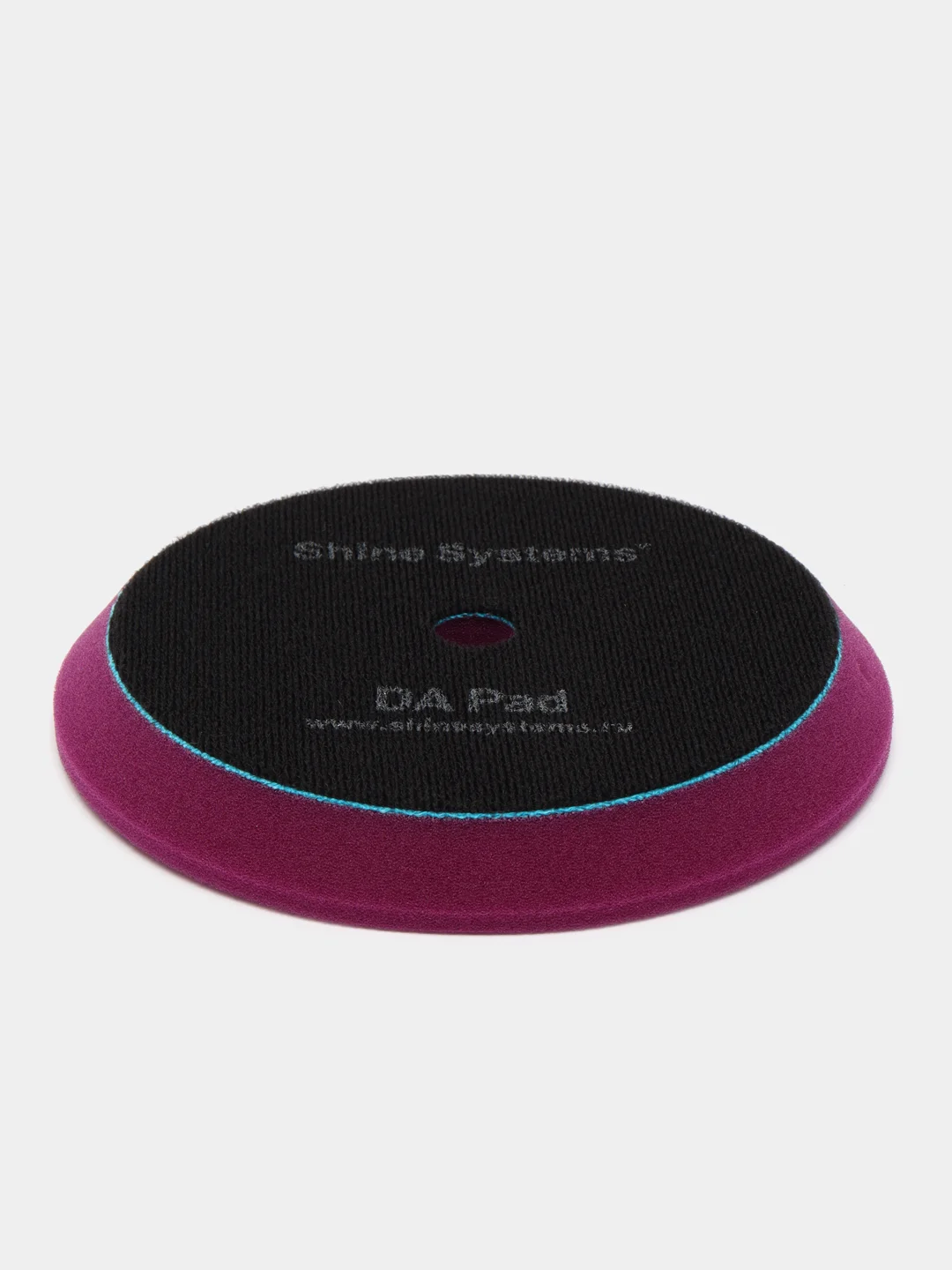 Фиолетовый полировальный круг твердый лиловый Shine Systems DA Foam Pad Purple 130 мм