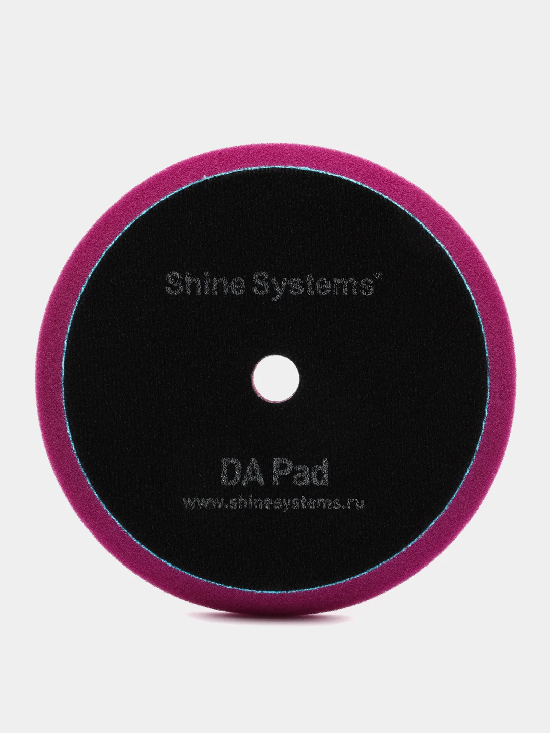 Фиолетовый полировальный круг твердый лиловый Shine Systems DA Foam Pad Purple 130 мм