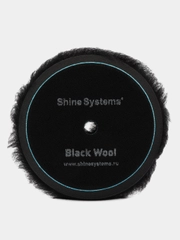 Полировальный круг из черного меха Shine Systems Black Wool Pad 75/125/155 мм