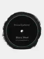 Полировальный круг из черного меха Shine Systems Black Wool Pad 75/125/155 мм