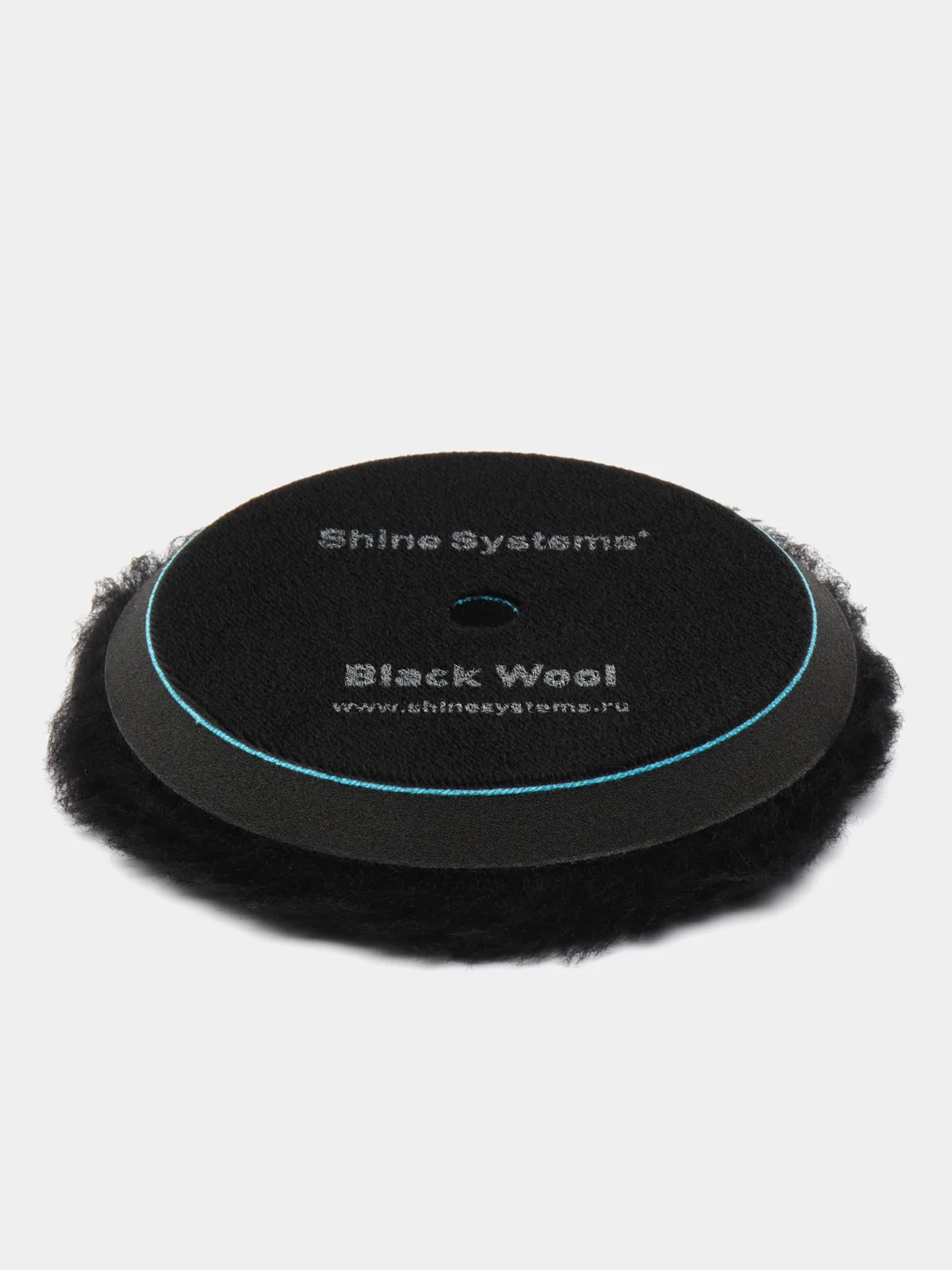Полировальный круг из черного меха Shine Systems Black Wool Pad 75/125/155 мм