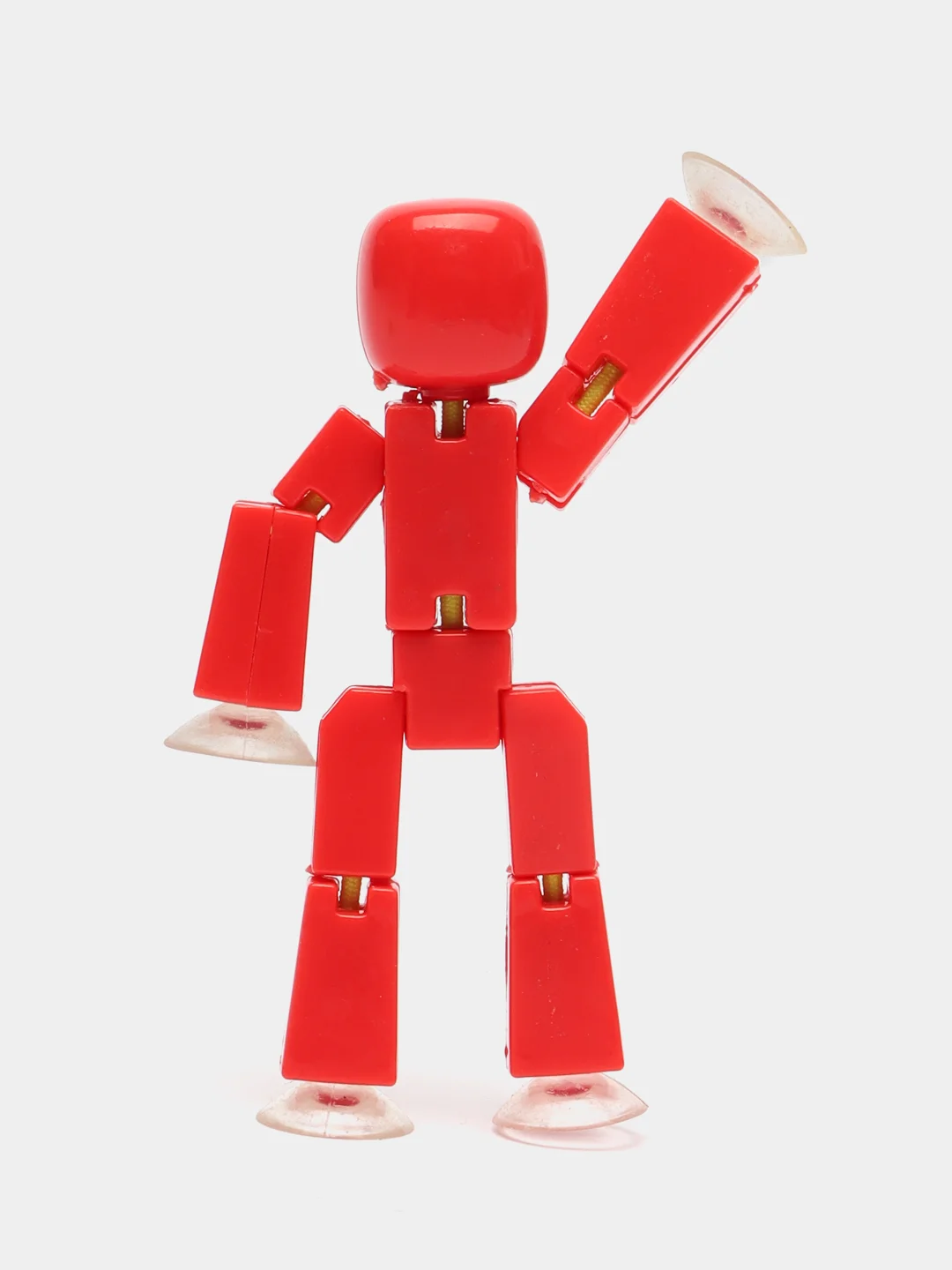 Алый фигурки игрушки Stikbot / Фигурка Стикбот StikBot красный с шлемами и головными уборами