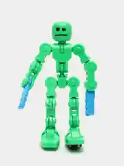 Голубой набор Стикбот Робот Stikbot / Студия Кликбот Klikbot / Интерактивный Стикбот Кликбот