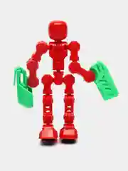 Зеленый набор Стикбот Робот Stikbot / Студия Кликбот Klikbot / Интерактивный Стикбот Кликбот