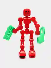 Зеленый набор Стикбот Робот Stikbot / Студия Кликбот Klikbot / Интерактивный Стикбот Кликбот