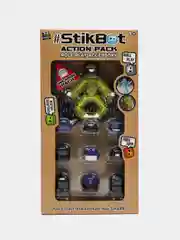 Желтый фигурки игрушки Stikbot / Фигурка Стикбот, StikBot красный с шлемами и головными уборами