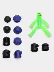 Зеленый фигурки игрушки Stikbot / Фигурка Стикбот, StikBot красный с шлемами и головными уборами
