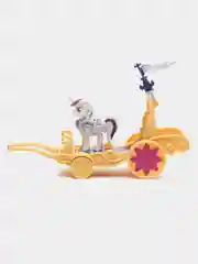 Белый игровой набор  My Little Pony с королевской тележкой