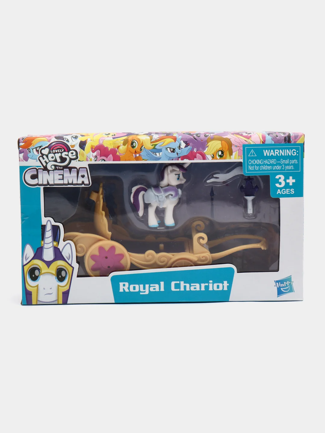 Белый игровой набор  My Little Pony с королевской тележкой