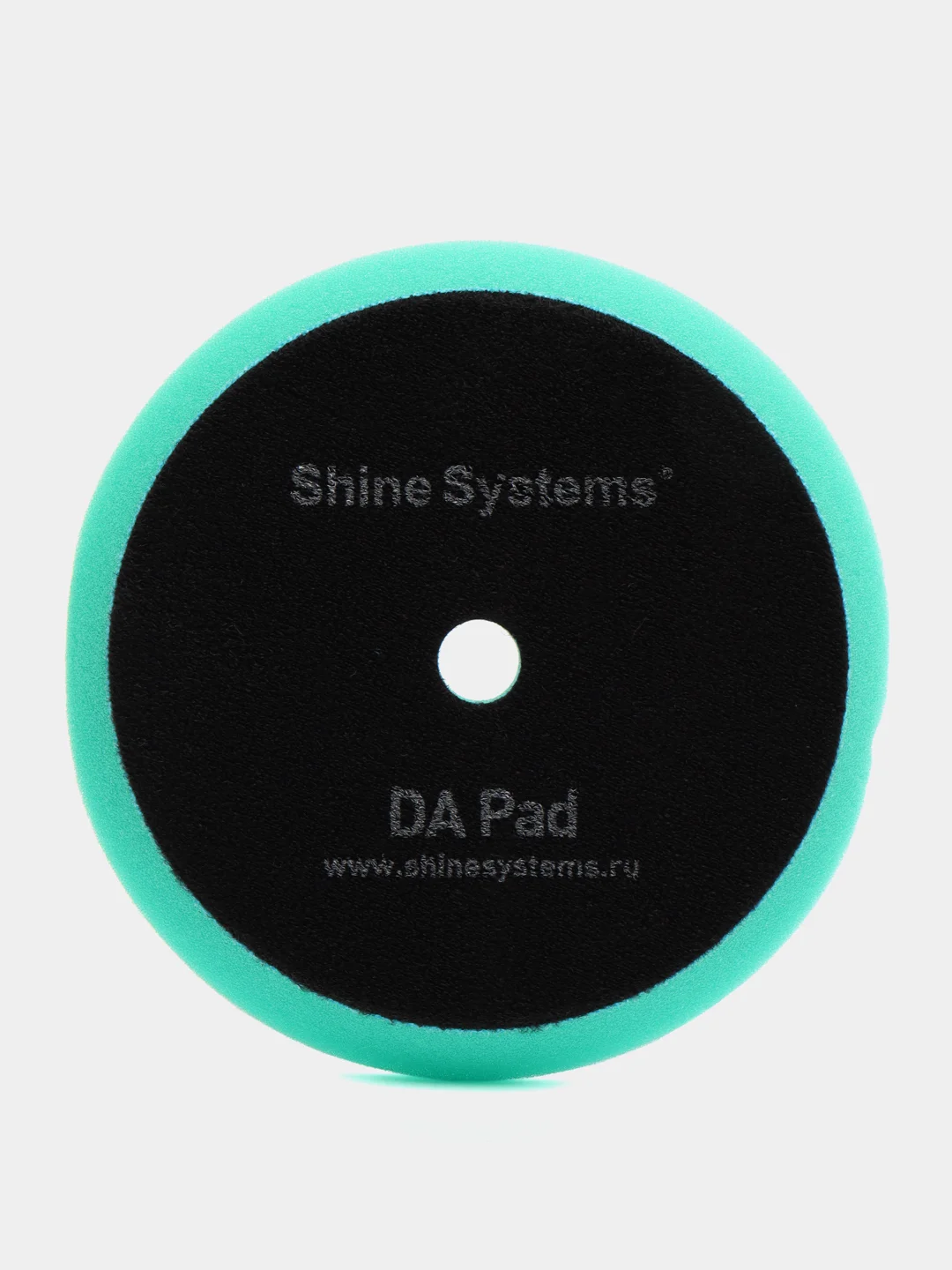 Зеленый полировальный круг твердый лиловый Shine Systems DA Foam Pad Purple 130 мм