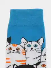Носки женские с животными / носки с кошками / яркие красочные носки