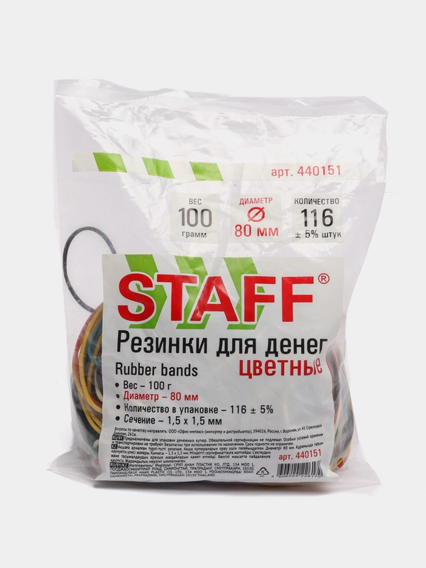 Банковские резинки для денег и товаров