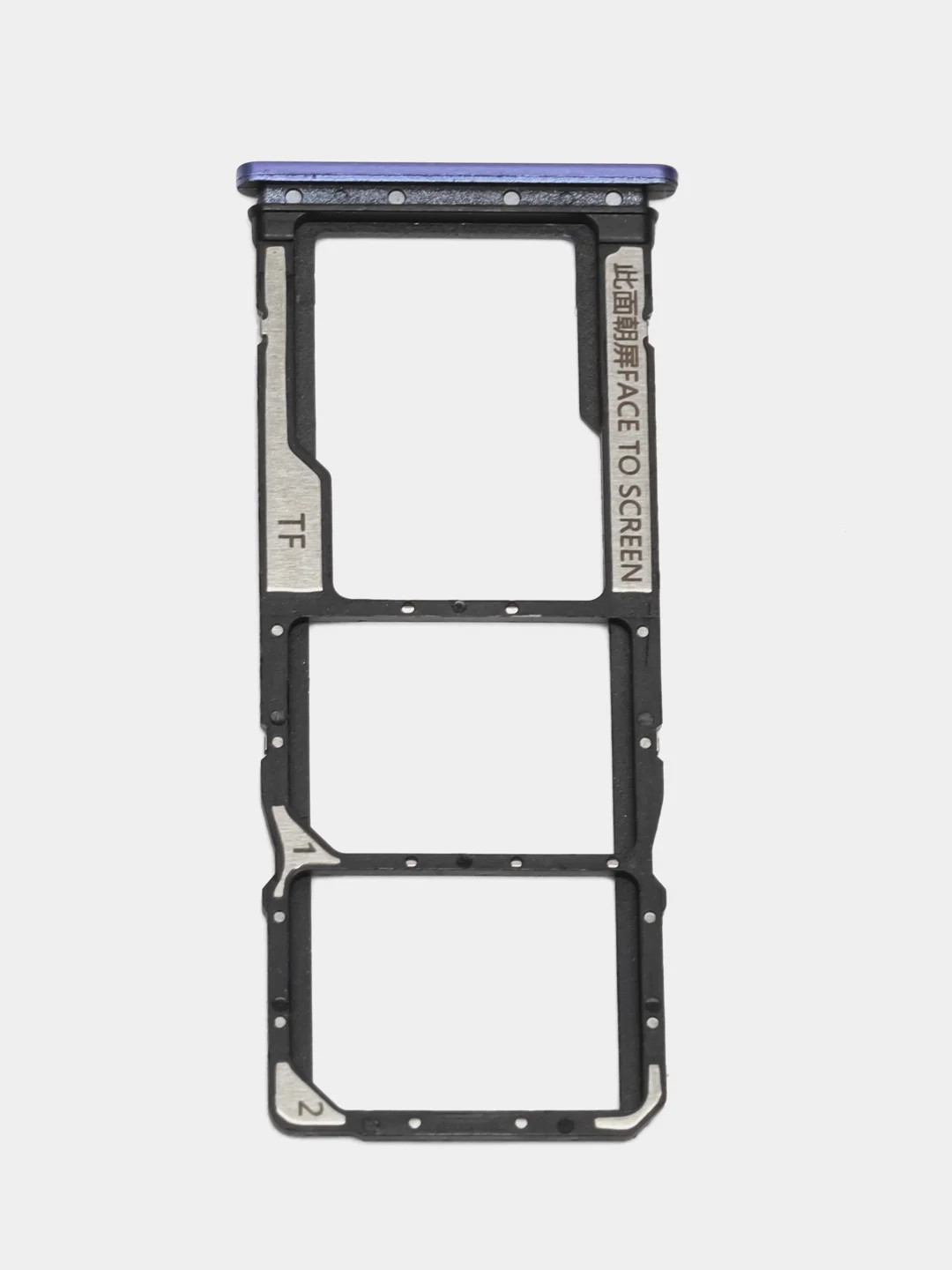 Фиолетовый держатель сим карты, сим лоток, контейнер SIM для Xiaomi Redmi 9