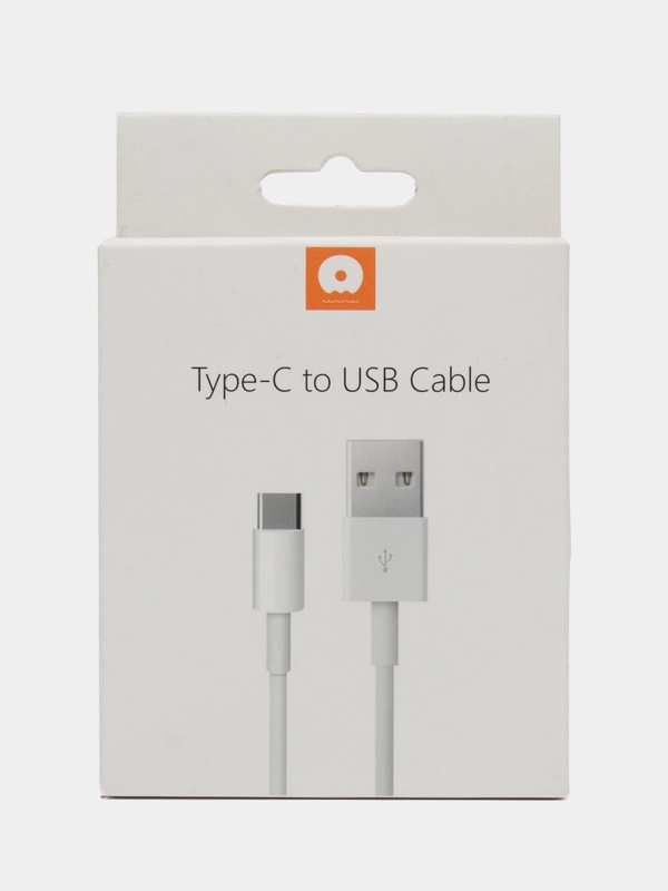 Зарядный кабель USB Type-C, 1 метр, Белый - для всех устройств с USB