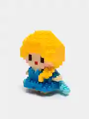 Лавандовый детский 3D конструктор, игрушка развивающая, Hello Kitty, Kuromi, Пикачу, фигурки из аниме